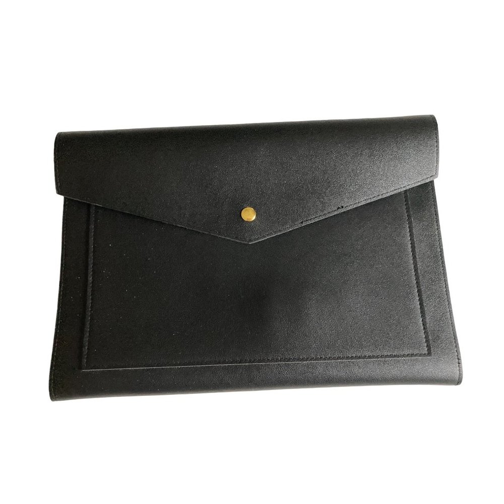 Glass Ladder Causebox Portfolio Clutch Black  13 x 10 x0.5
